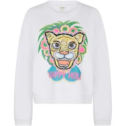Sweat Happy Holi blanc-Manoush Clearance
