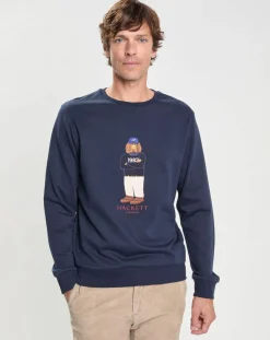 Homme Hackett London Sweats^Sweat Harry Dog bleu marine