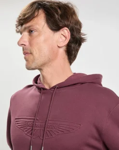 Sweat Hoodie Aston Martin Racing Embossé bordeaux-Hackett London Sale