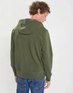 Sweat Hoodie zippé Mix kaki-Hackett London Hot