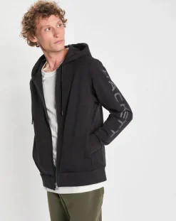 Homme Hackett London Sweats^Sweat Hoodie zippé Mix noir
