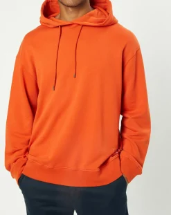 Homme Marc O'Polo Sweats^Sweat Hoody Logo Coton Organic orange