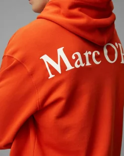 Homme Marc O'Polo Sweats^Sweat Hoody Logo Coton Organic orange