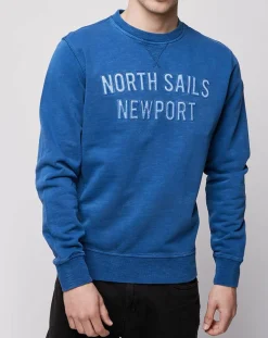 Sweat Logo Voile bleu-North Sails