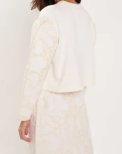 Sweat Médiéval Patchwork brodé écru-Manoush Discount