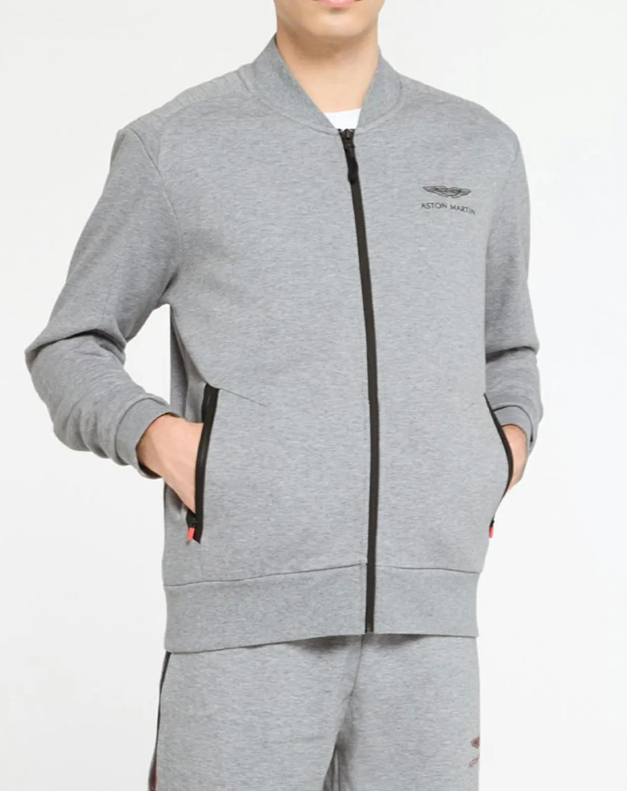Sweat Motard Aston Martin Racing gris clair-Hackett London Online