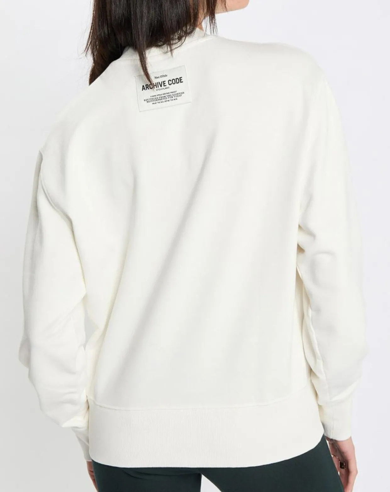 Femme Marc O'Polo Pulls^Sweat Oversized Lady Di blanc