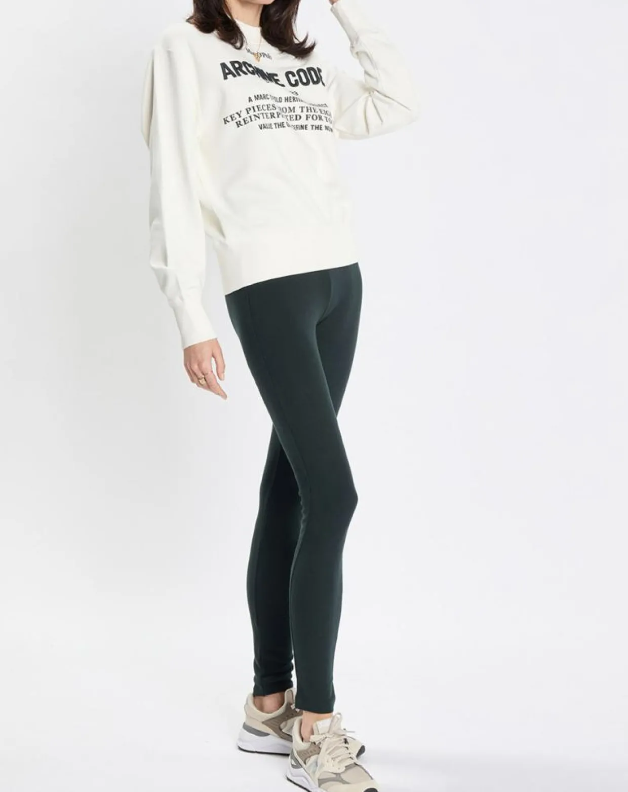 Femme Marc O'Polo Pulls^Sweat Oversized Lady Di blanc