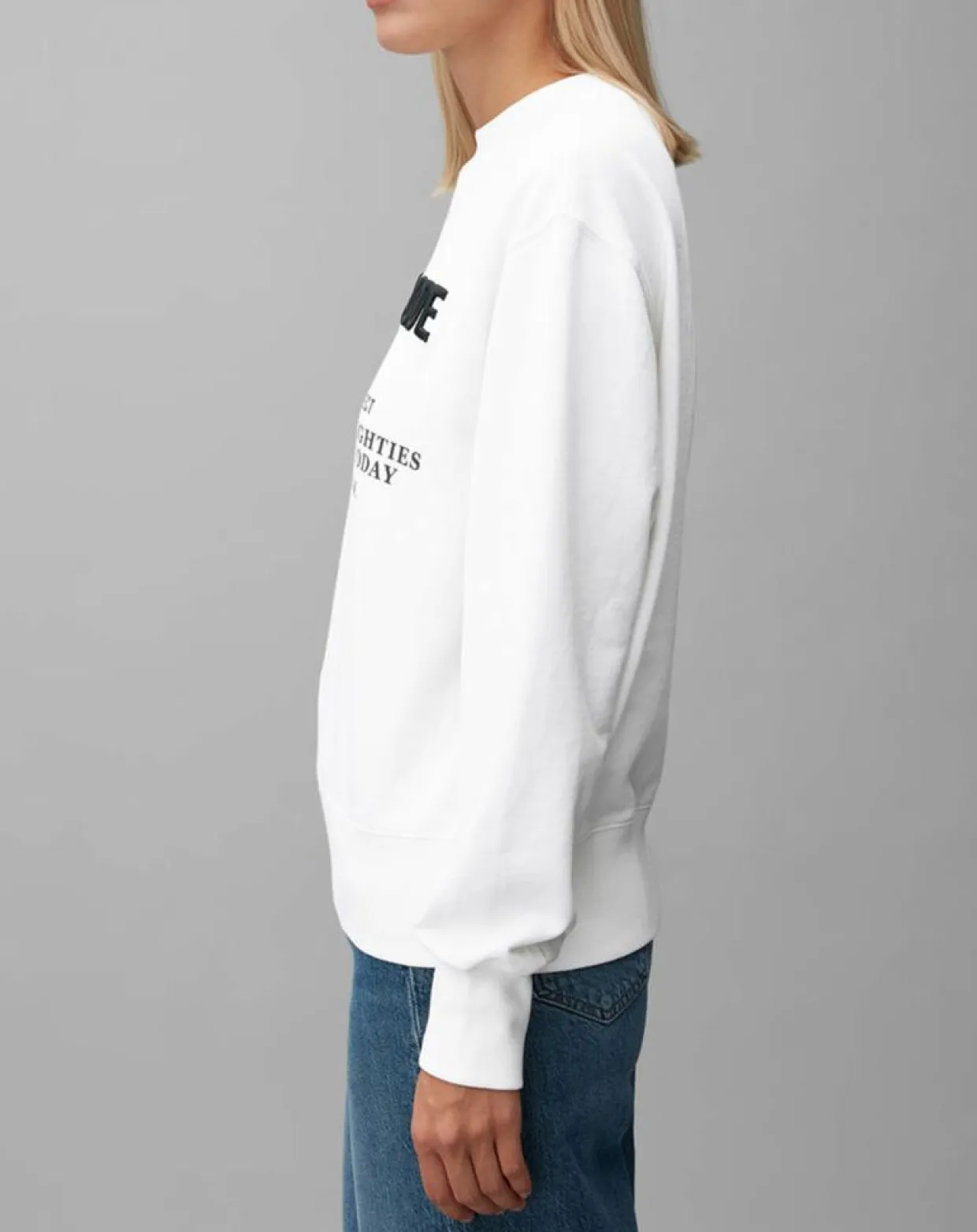 Femme Marc O'Polo Pulls^Sweat Oversized Lady Di blanc