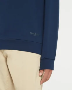 Sweat Raglan Crew bleu marine-Hackett London Best