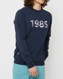Sweat Sparte 1985 Liberty bleu marine-Oxbow Clearance