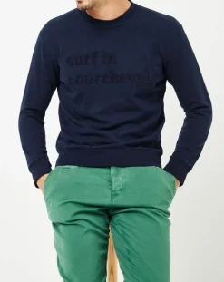 Sweat Surf in Courchevel bleu marine-Cuisse de Grenouille Outlet