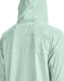Sweat technique à capuche Tech vert clair-Under Armour Discount