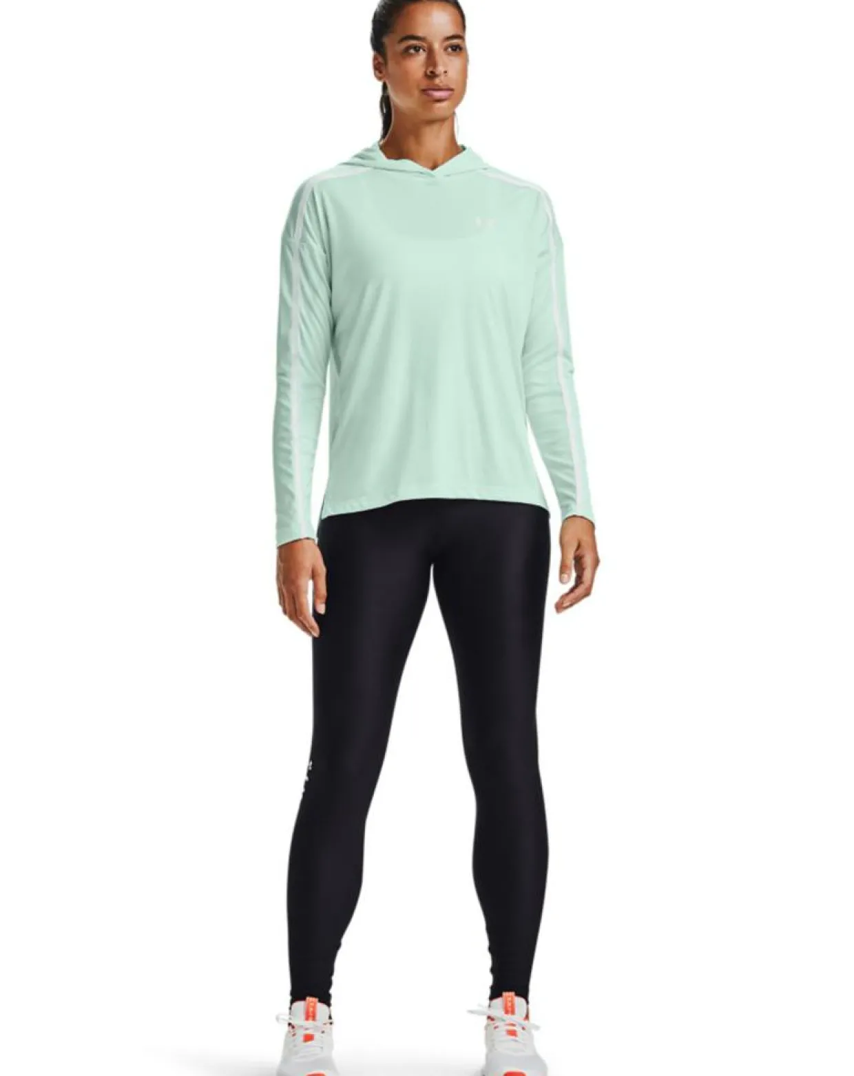 Sweat technique à capuche Tech vert clair-Under Armour Discount