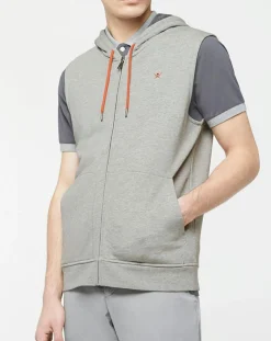 Homme Hackett London Sweats^Sweat zippé à capuche gris