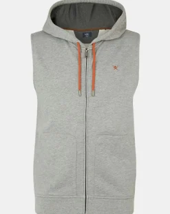 Homme Hackett London Sweats^Sweat zippé à capuche gris
