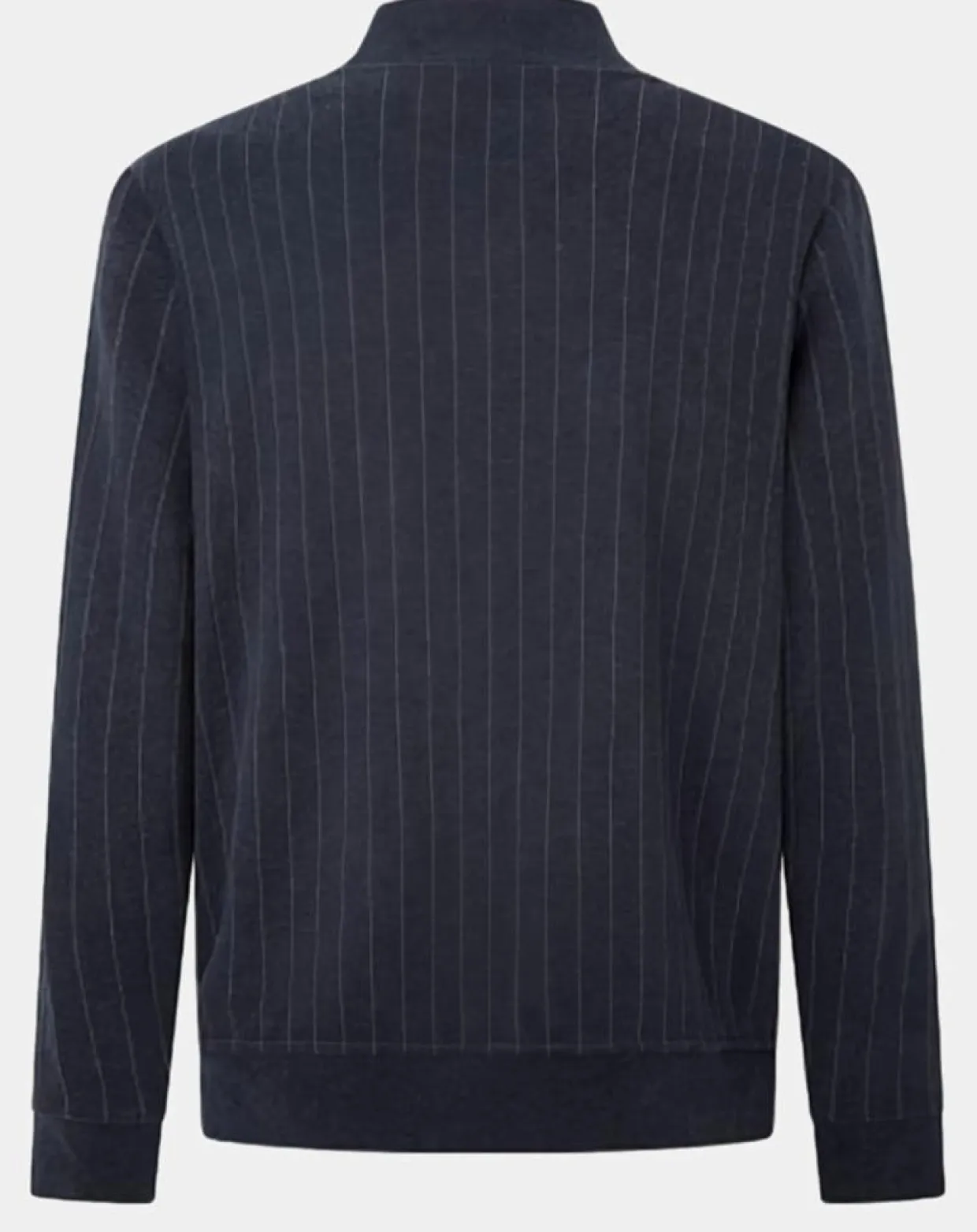 Homme Hackett London Sweats^Sweat zippé à rayures bleu nuit