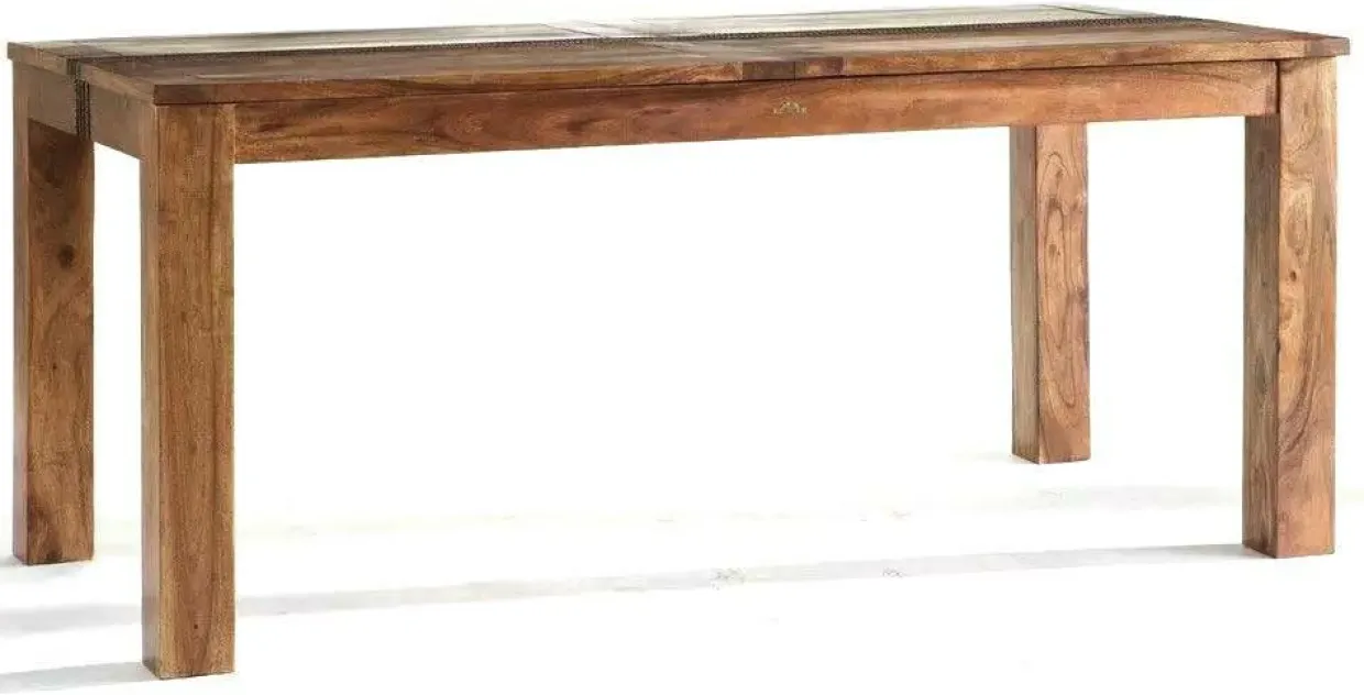 Table à manger rectangulaire 180 cm Acacia Tatoo Marron - 180x90x77 cm-Bois & Chiffons Online