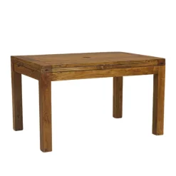 Bois & Chiffons Tables^Table à manger rectangulaire allonge Acacia Gordon Naturel - 130x90x78 cm