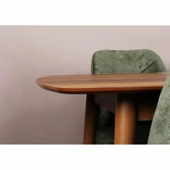 Wooden Art Tables^Table à manger Retro marron -130+30x75x80 cm