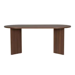 Table à manger Sablin noyer - 180x75x89.5 cm-Homitis Outlet