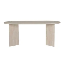 Table à manger Sablin travertin - 180x75x89.5 cm-Homitis New