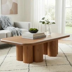 Table basse 140 cm Acacia Maglan Marron - 140x80x45 cm-Bois & Chiffons Sale