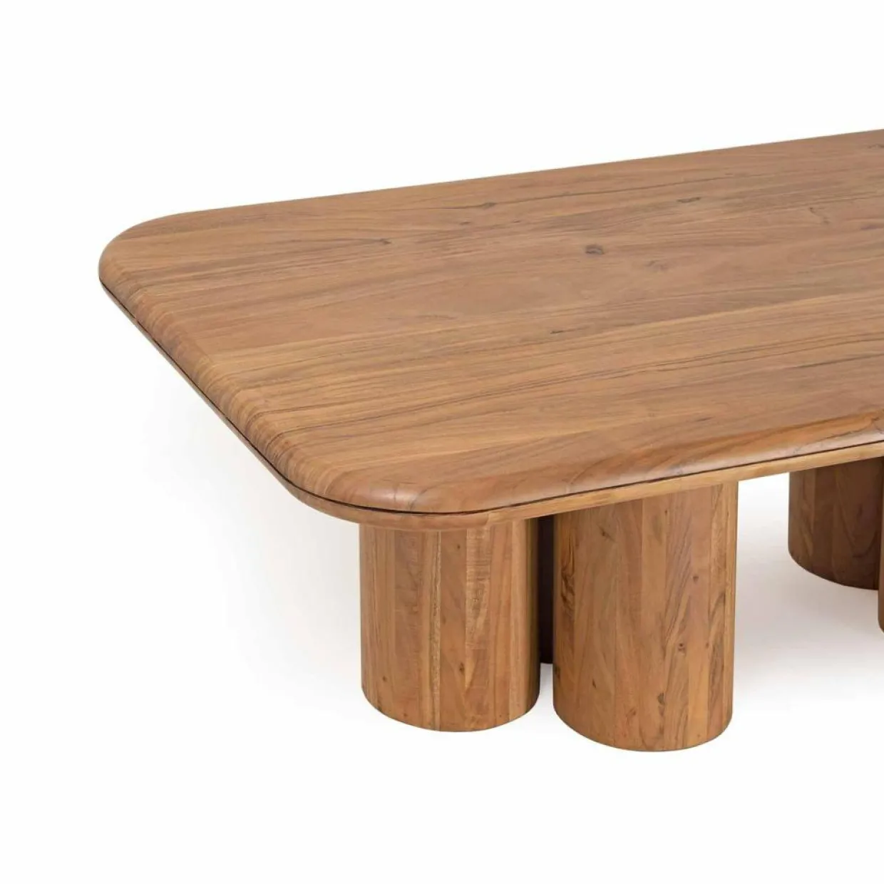 Table basse 140 cm Acacia Maglan Marron - 140x80x45 cm-Bois & Chiffons Sale