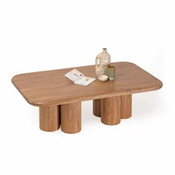 Table basse 140 cm Acacia Maglan Marron - 140x80x45 cm-Bois & Chiffons Sale