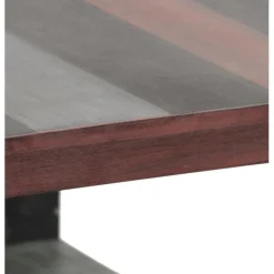 Table basse carrée 80 cm Manguier Pushkar Naturel - 80x80x45 cm-Bois & Chiffons