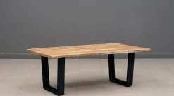 Bois & Chiffons Tables^Table basse rectangulaire bois Acacia Forest Naturel - 130x70x46 cm