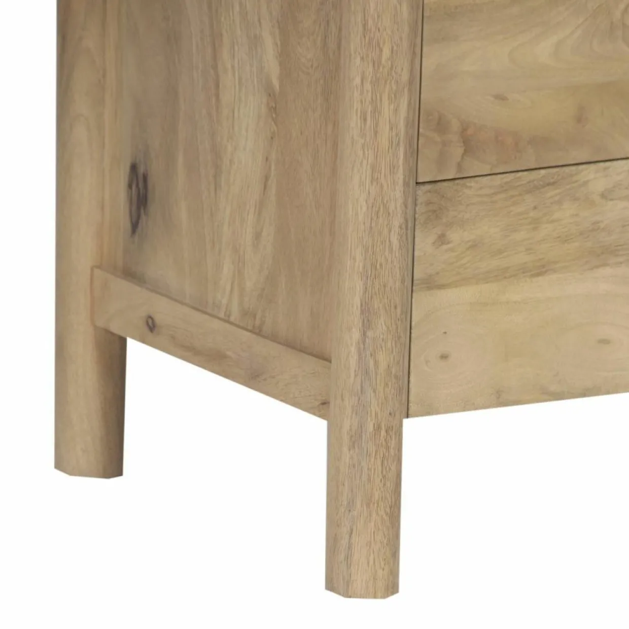 Bois & Chiffons Tables^Table de chevet 2T Mango Matan Beige - 57x40x57 cm