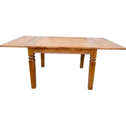 Bois & Chiffons Tables^Table de repas carré marron - 115x115x76 cm