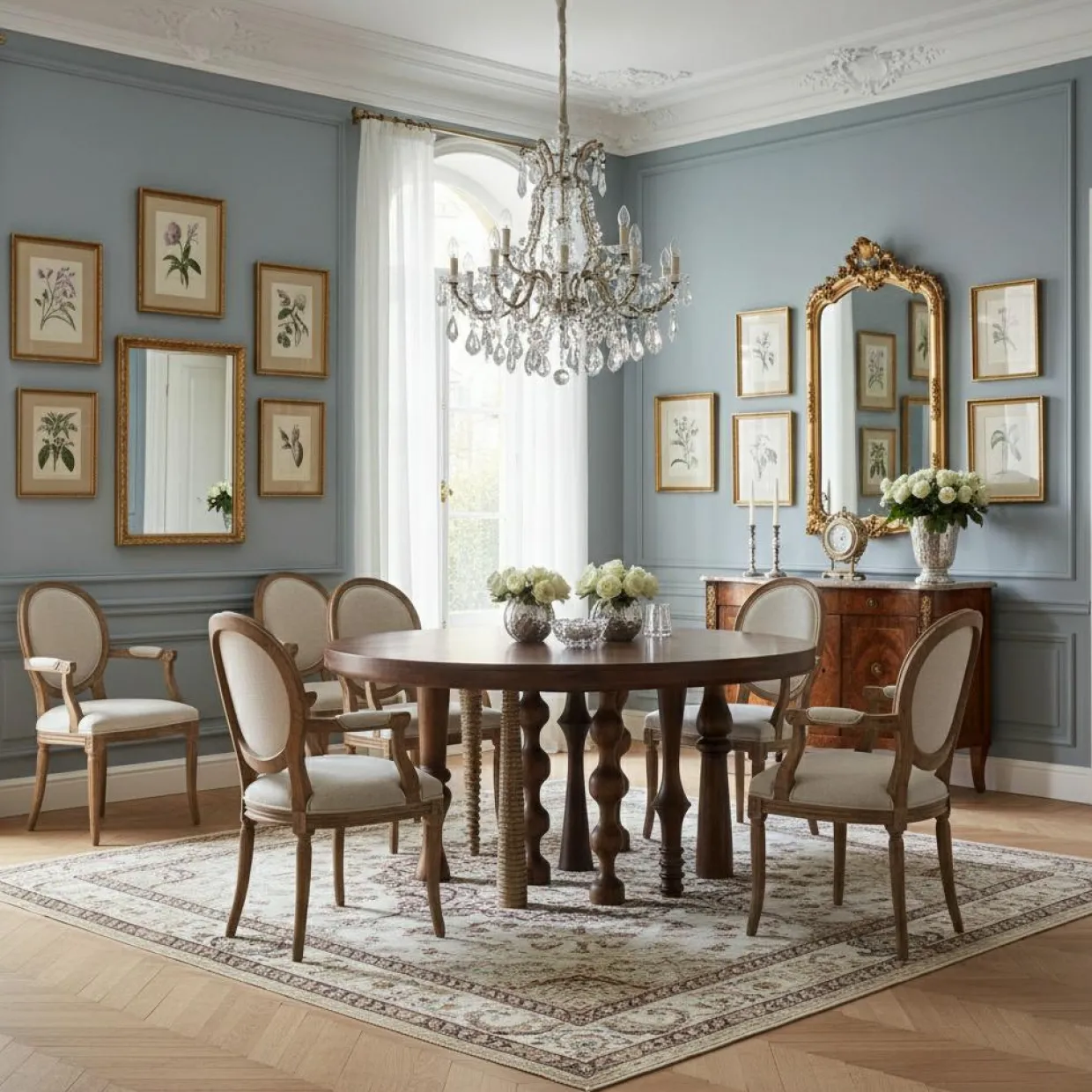 Bois & Chiffons Tables^Table de repas ronde 140 cm Manguier Ramon Naturel - 140x140x76 cm