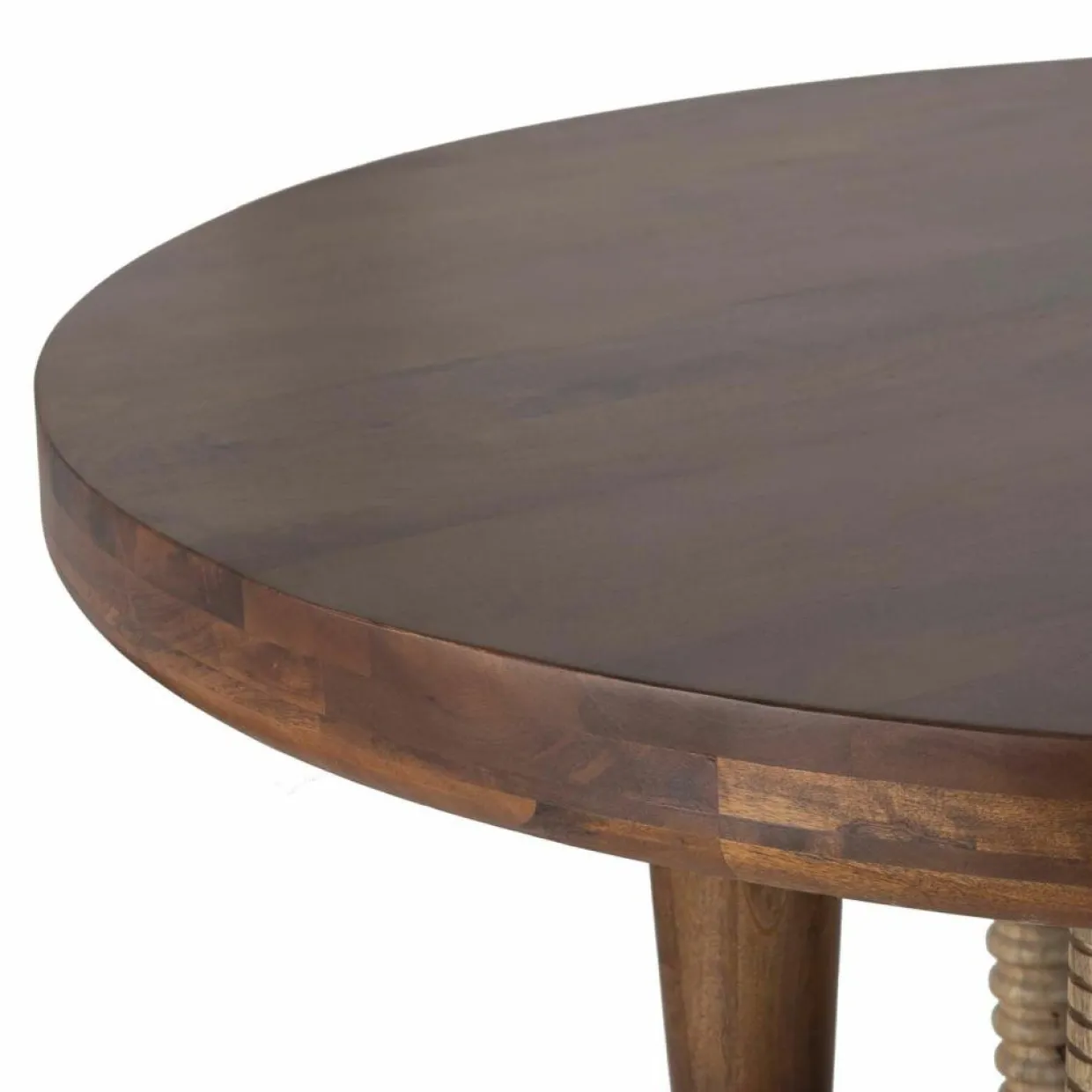 Bois & Chiffons Tables^Table de repas ronde 140 cm Manguier Ramon Naturel - 140x140x76 cm