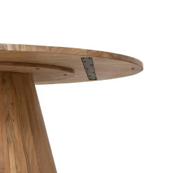 Bois & Chiffons Tables^Table de repas ronde acacia dimona marron - D.140x76 cm