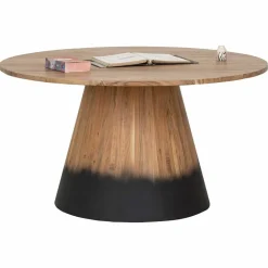 Bois & Chiffons Tables^Table de repas ronde acacia dimona marron - D.140x76 cm