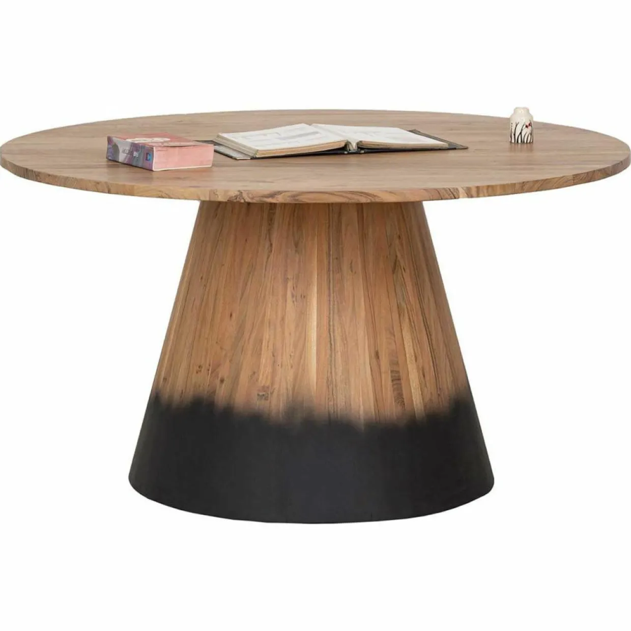 Bois & Chiffons Tables^Table de repas ronde acacia dimona marron - D.140x76 cm