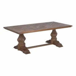 Table de salle à manger 213 cm Manguier Kama Marron - 213x106x76 cm-Bois & Chiffons Best