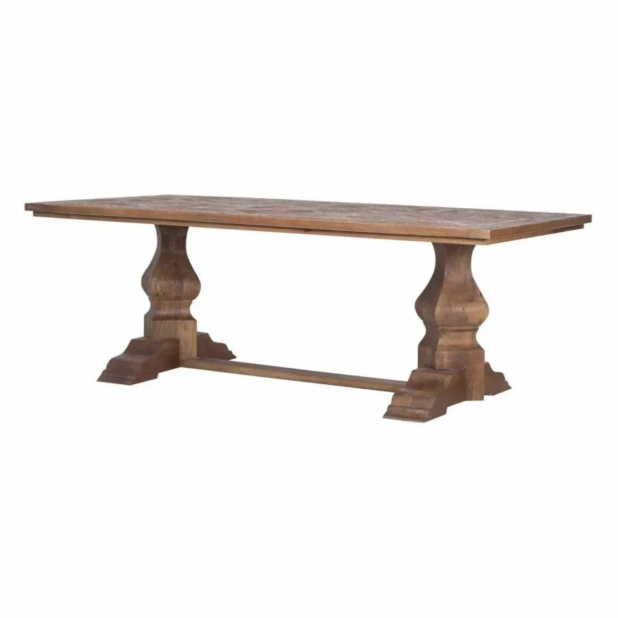 Table de salle à manger 213 cm Manguier Kama Marron - 213x106x76 cm-Bois & Chiffons Best