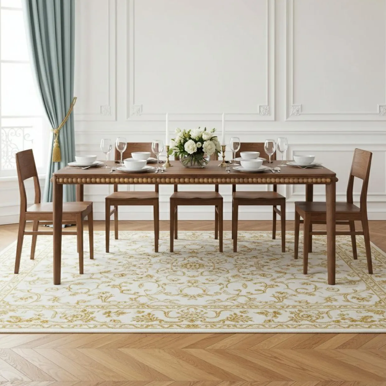 Table manguier 180 cm Manguier Ramon Naturel - 180x100x76 cm-Bois & Chiffons