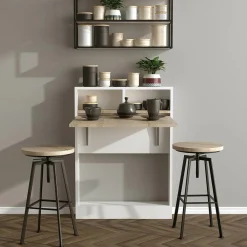 Wooden Art Tables^Table pliable Bracked ecru - 70x90x15 cm