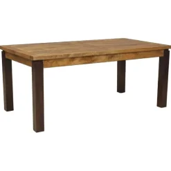 Bois & Chiffons Tables^Table rectangulaire à rallonges manguier herods marron - 182x95x76 cm