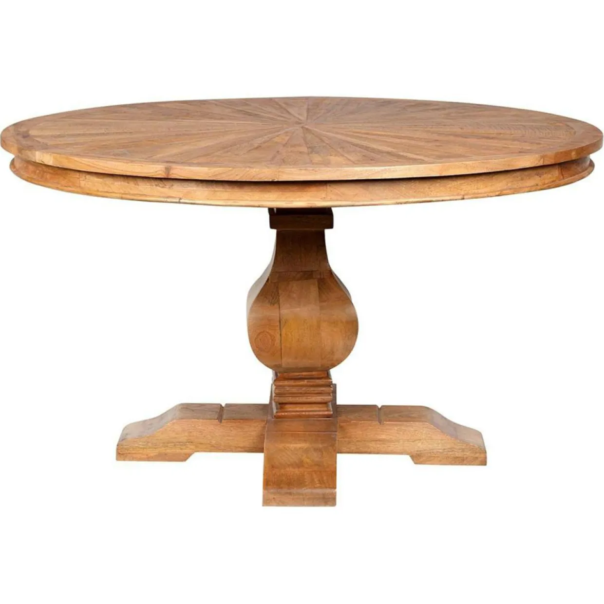 Table ronde manguier solaris naturel - 135x135x76 cm-Bois & Chiffons Best