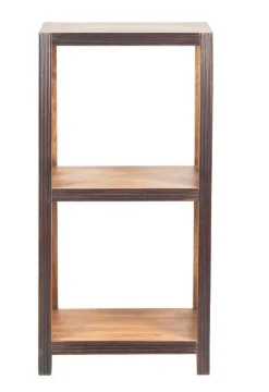 Bois & Chiffons Etagères^Étagère 2 cases H100 cm Acacia Florence Marron - 50x35x100 cm