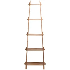 Étagère pyramide marron - 45x35x174 cm-Bois & Chiffons Discount