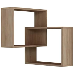 Wooden Art Etagères^Étagère ring naturelle - 68x68x60 cm