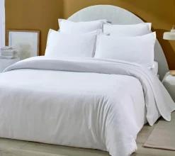 Taie d'oreiller 100% Flanelle de Coton blanche-Home Collection Hot