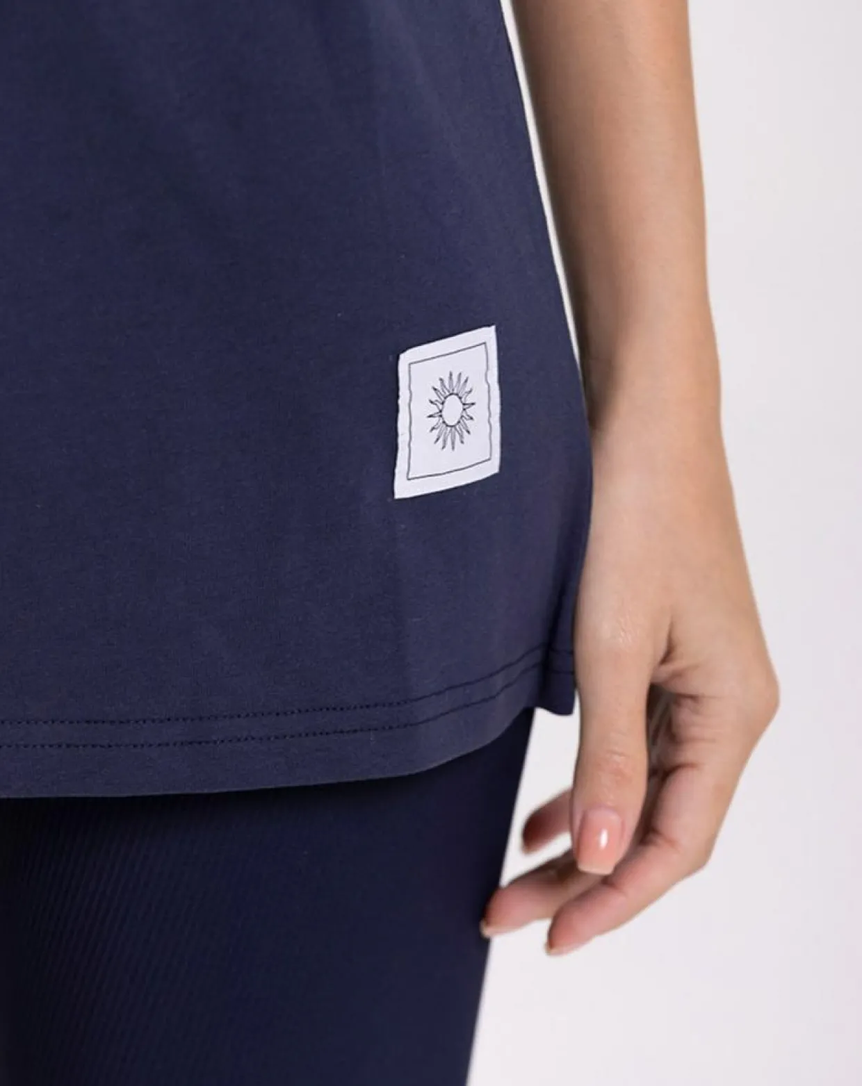 Tee Shirt Oversize bleu marine-Onamaste Outlet