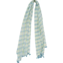 Femme Petrusse Echarpes, Foulards^Étole 100% Coton Amarres turquoise - 85x200 cm